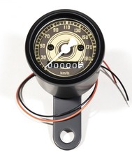 Mini Tacho schwarz Km/h 48 mm