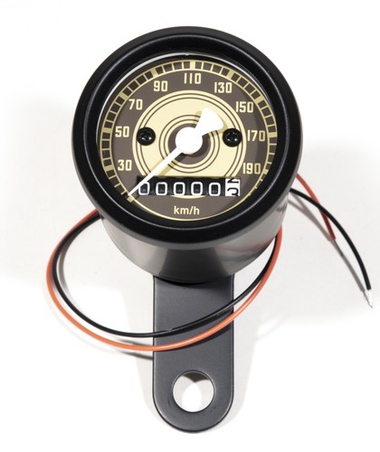 Mini tacho schwarz 48 - tacho, mm